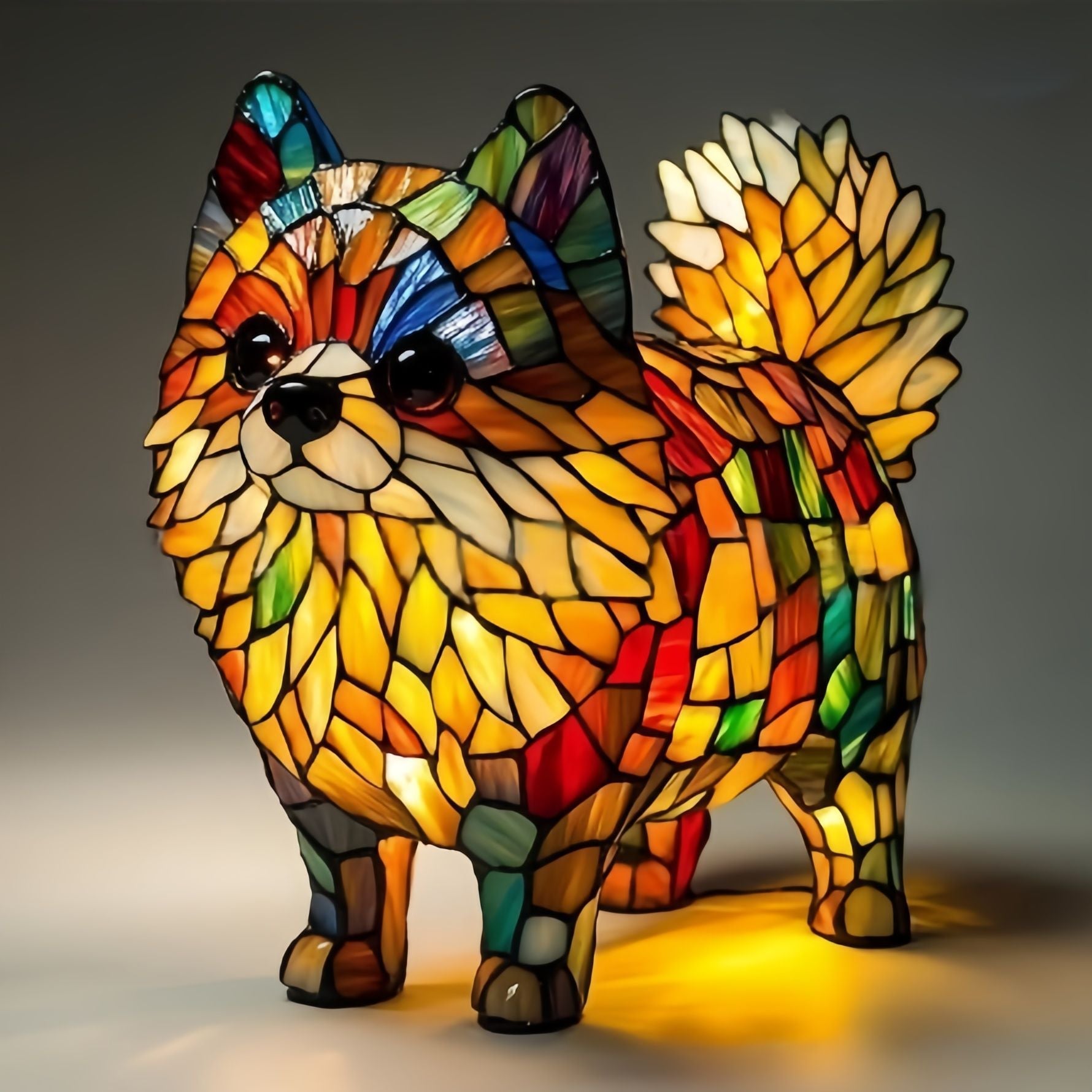 Fifi | Magiczna kolorowa lampa w kształcie psa