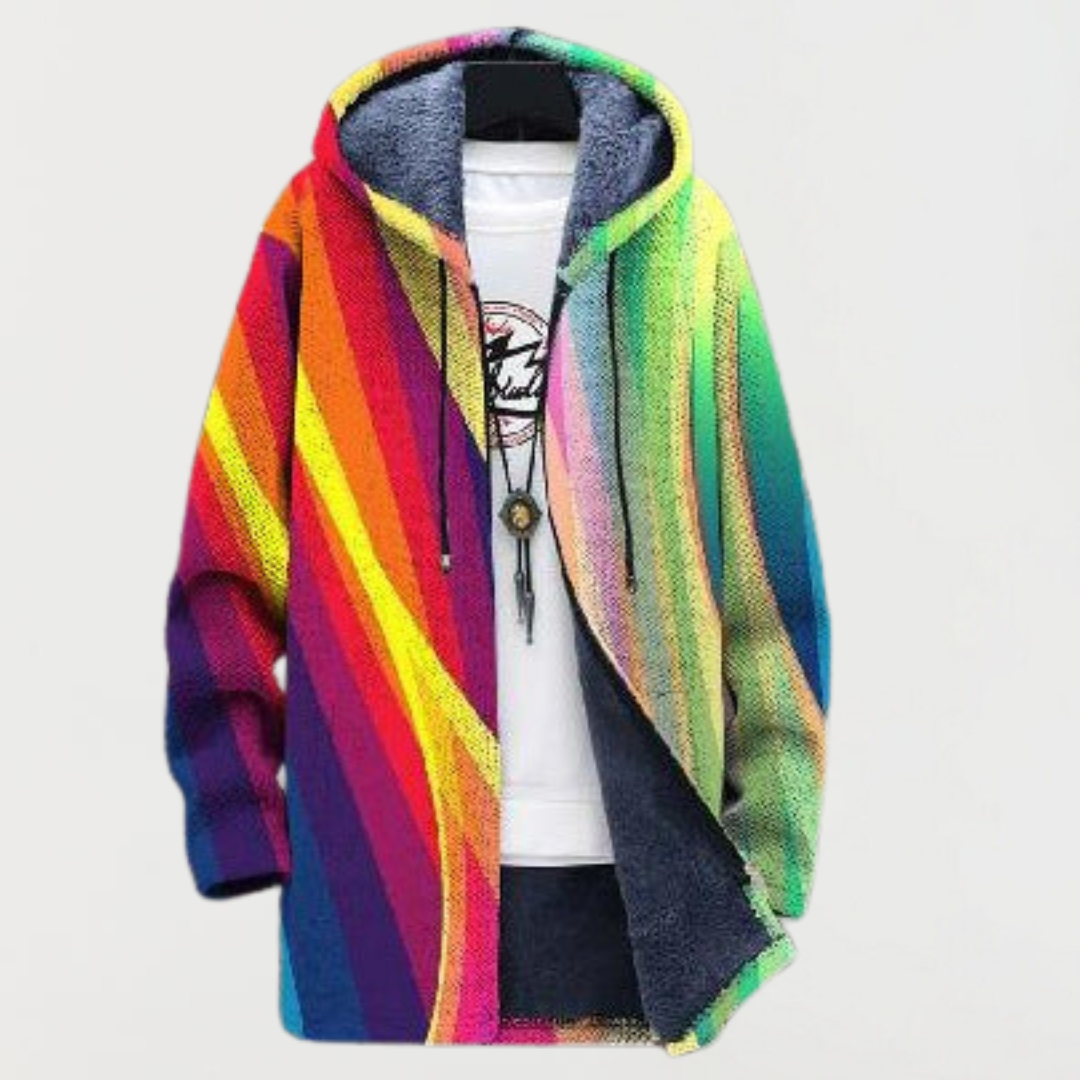 Iris | Hoodie w Tęczowe Paski