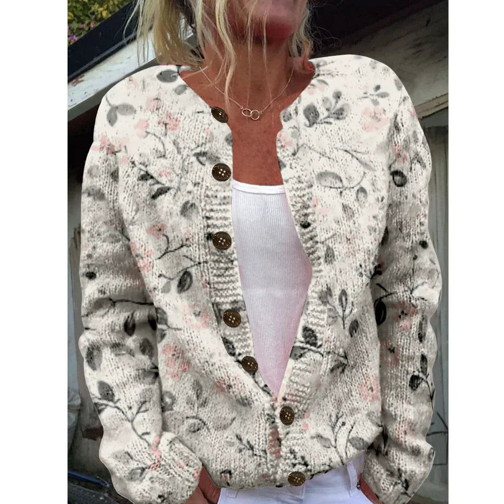 Beverly | Stylowy kardigan z nadrukiem