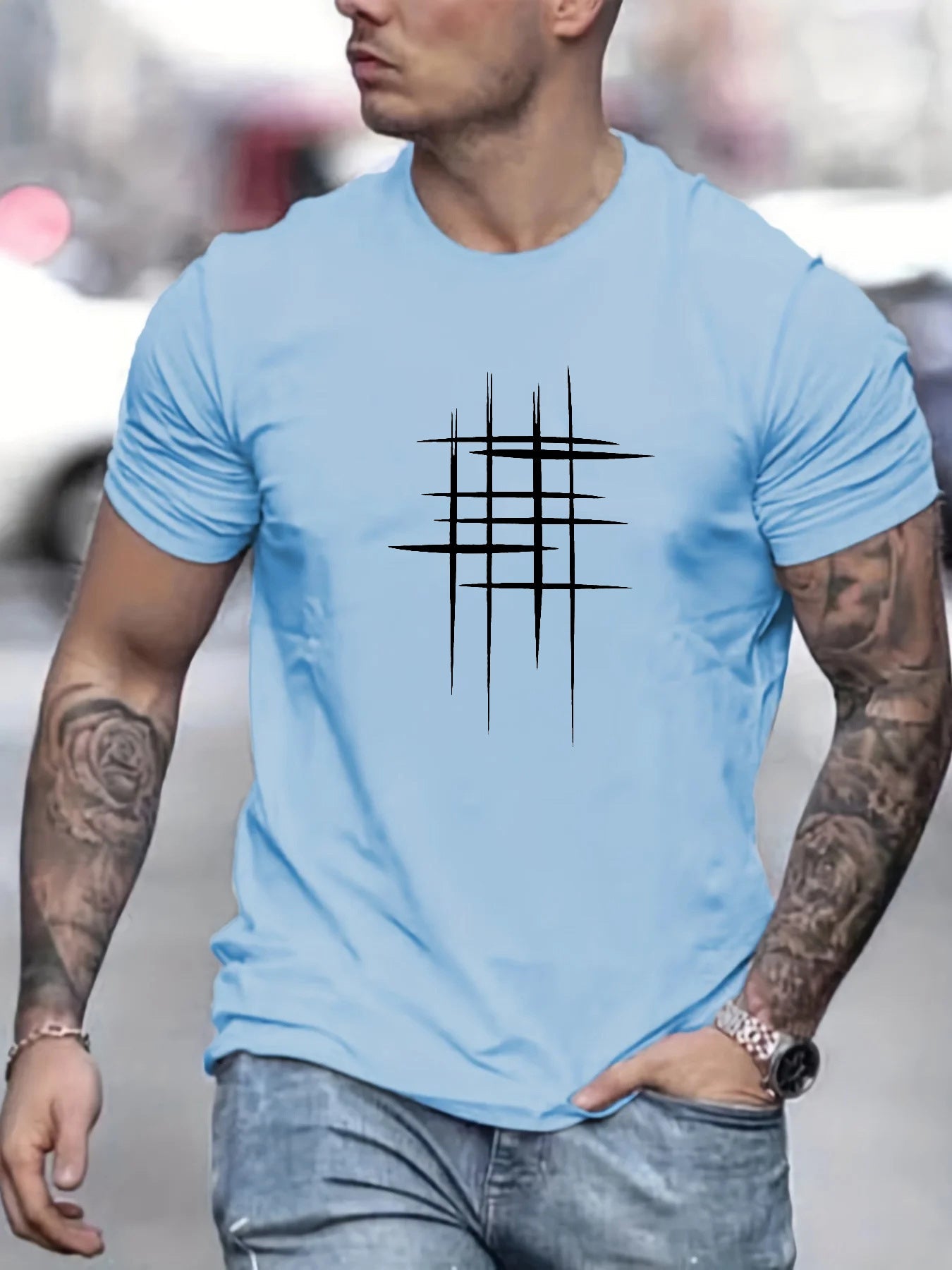 Savrani™ | Elegancka koszulka z krótkim rękawem z grafiką