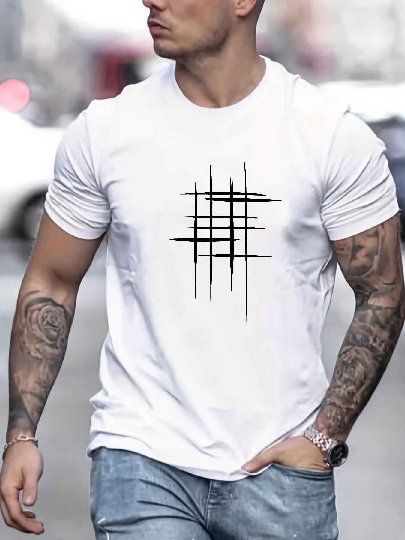 Savrani™ | Elegancka koszulka z krótkim rękawem z grafiką