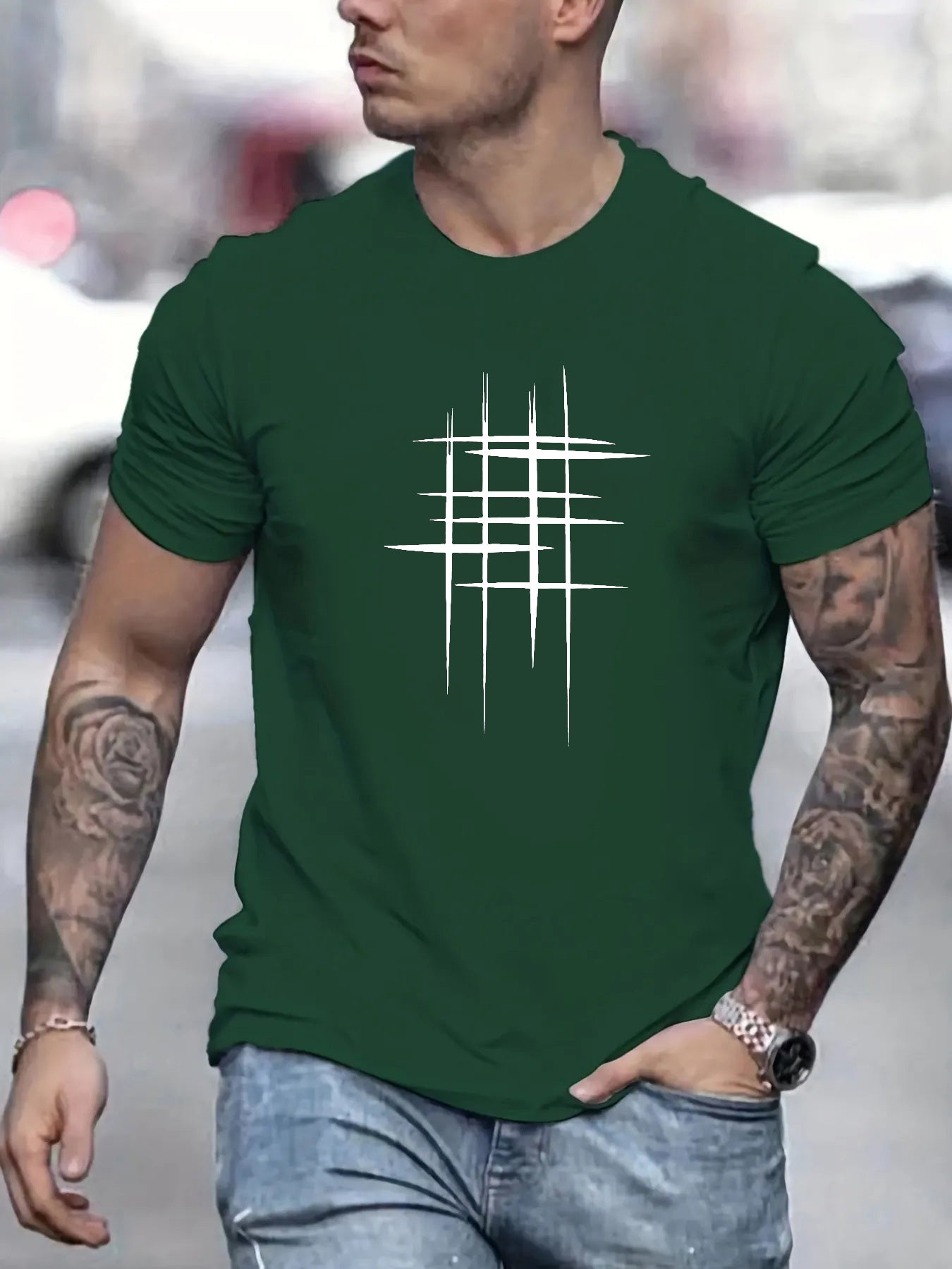 Savrani™ | Elegancka koszulka z krótkim rękawem z grafiką