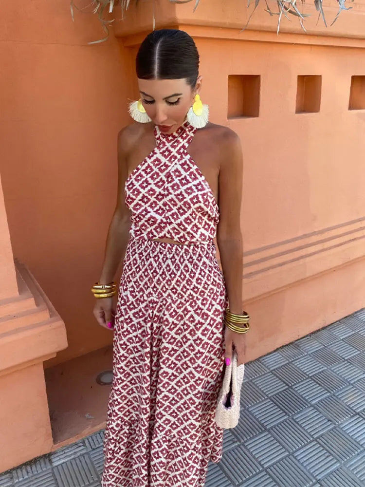 Mickay™ | Elegancka Midi Sukienka z Drapowaniem i Ramiączkami Off-the-Shoulder