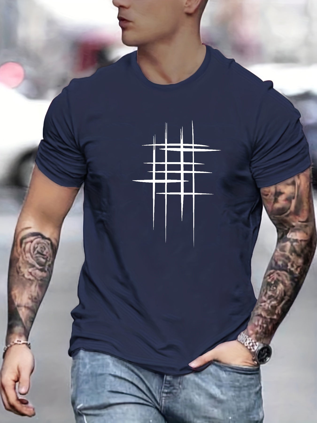 Savrani™ | Elegancka koszulka z krótkim rękawem z grafiką