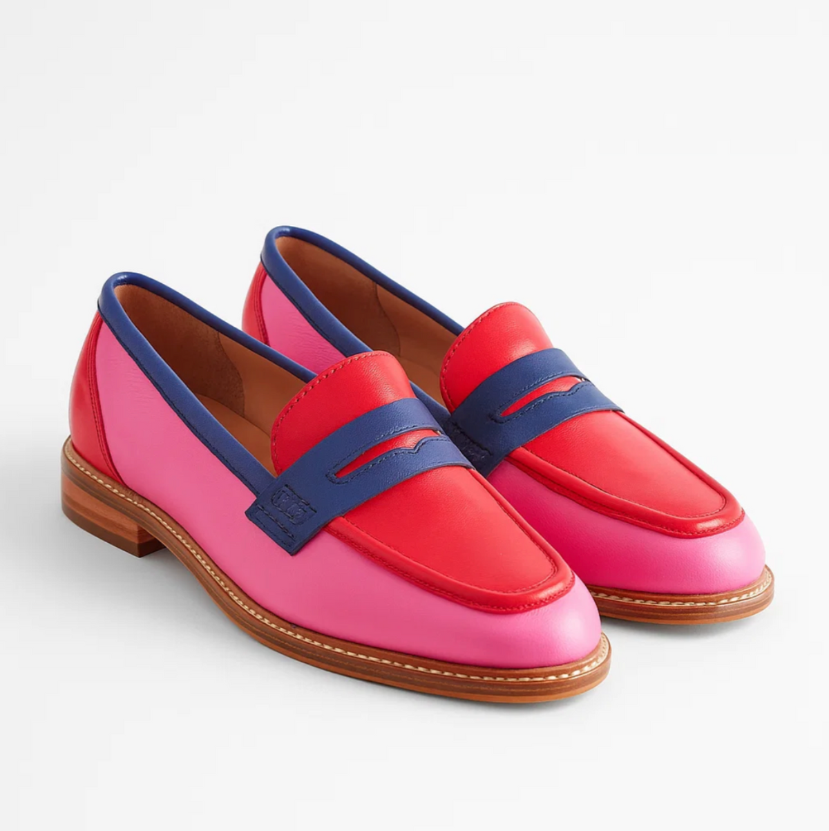 Faius™ | Czarne loafersy z kolorowymi detalami