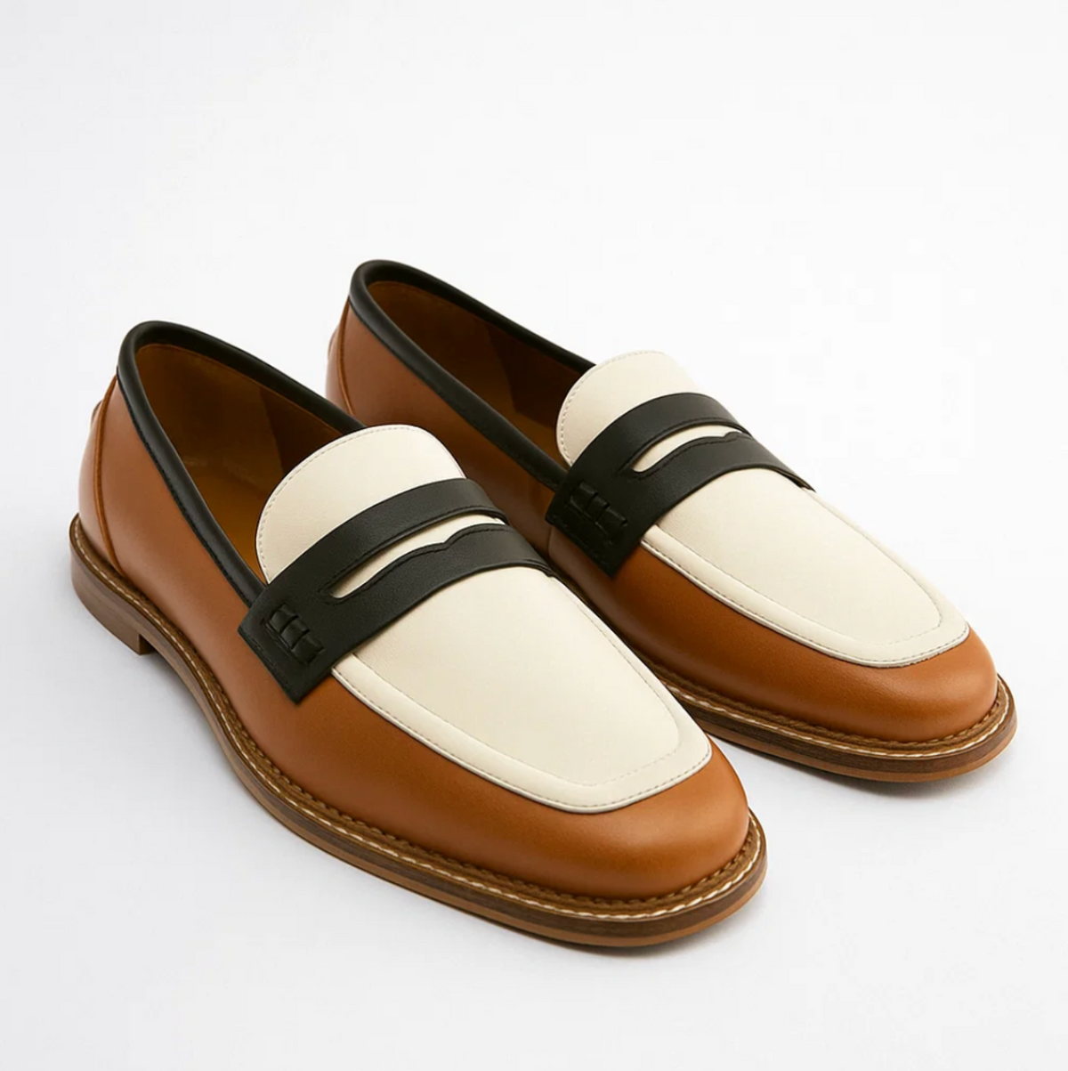 Faius™ | Czarne loafersy z kolorowymi detalami