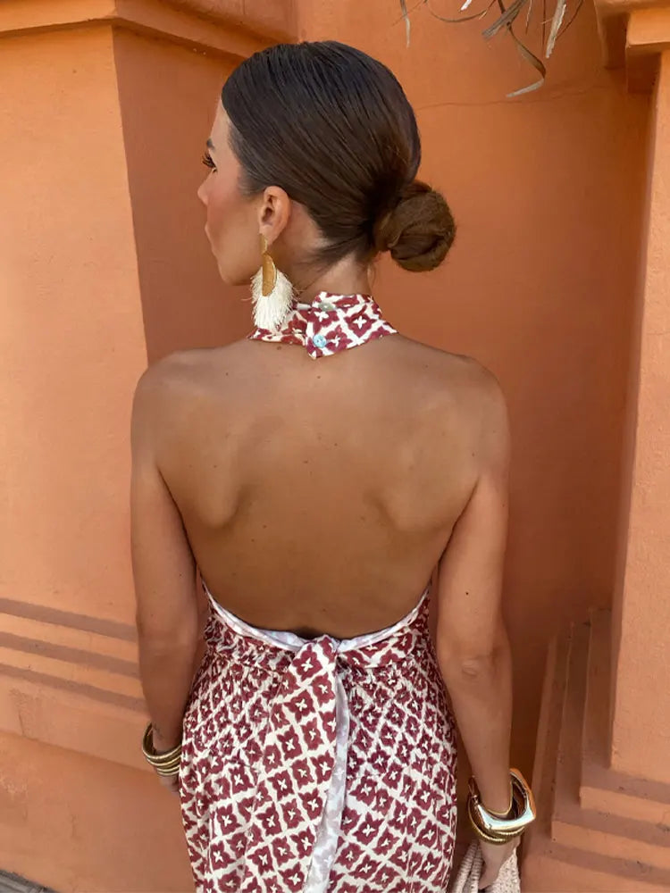 Mickay™ | Elegancka Midi Sukienka z Drapowaniem i Ramiączkami Off-the-Shoulder