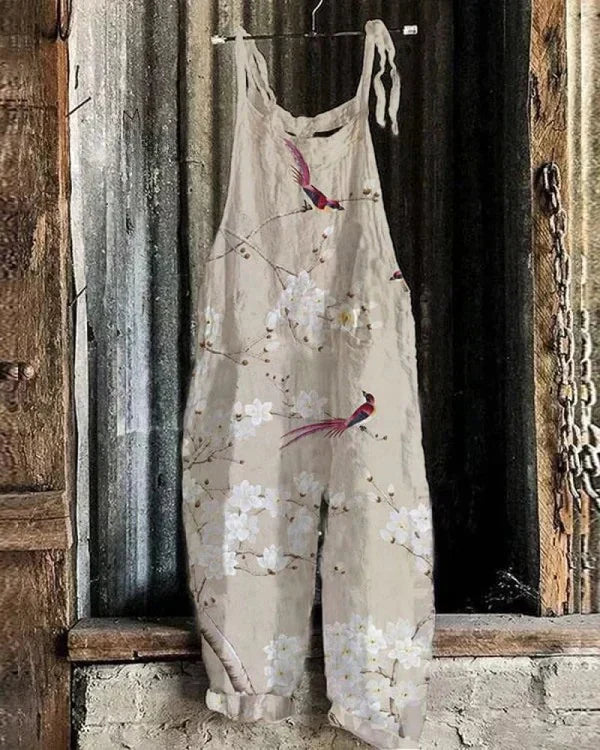 Marini™ | Damski Vintage Kwiatowy Kombinezon