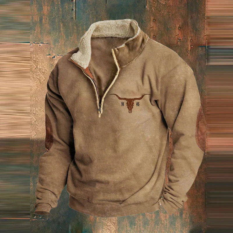 Tomasz™ | Polarowy Pulower z Kwartowym Zamkiem