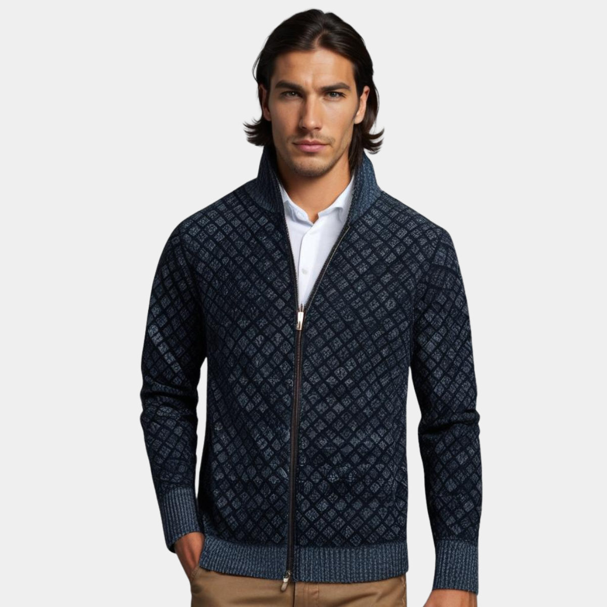 Łukasz | Gilet męski premium w materiale elastycznym