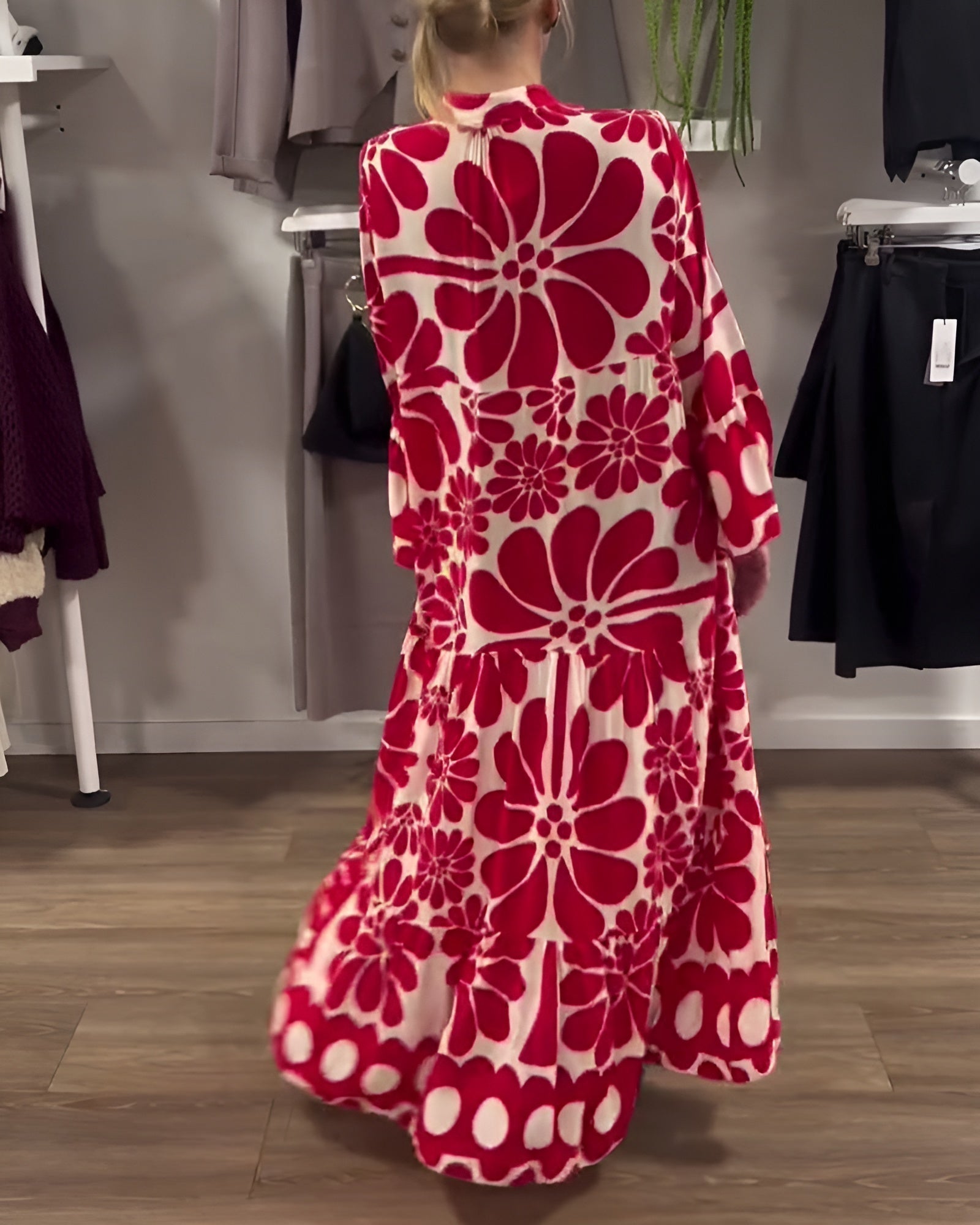 Marielle | Elegancka Sukienka Maxi w Kwiaty