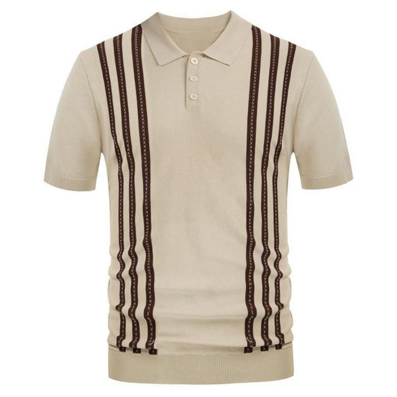 Savrani™ | Koszulka polo w paski.