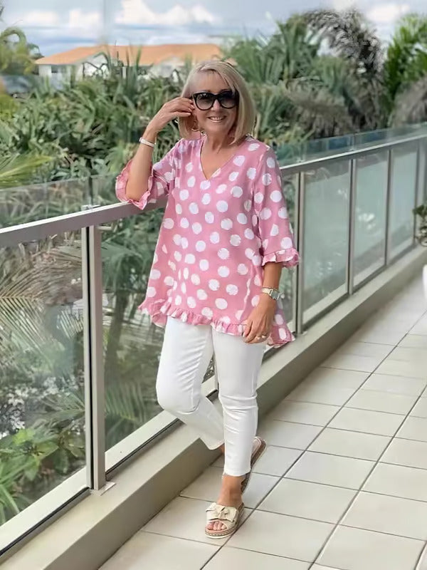 Chloe | Elegancki Top z Dekoltem w Serek