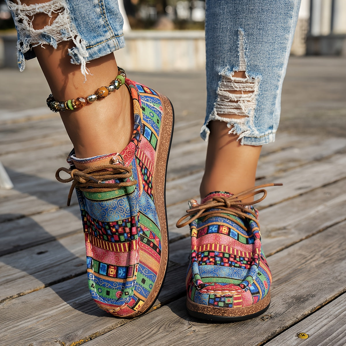 Isla | Kolorowe Retro Buty