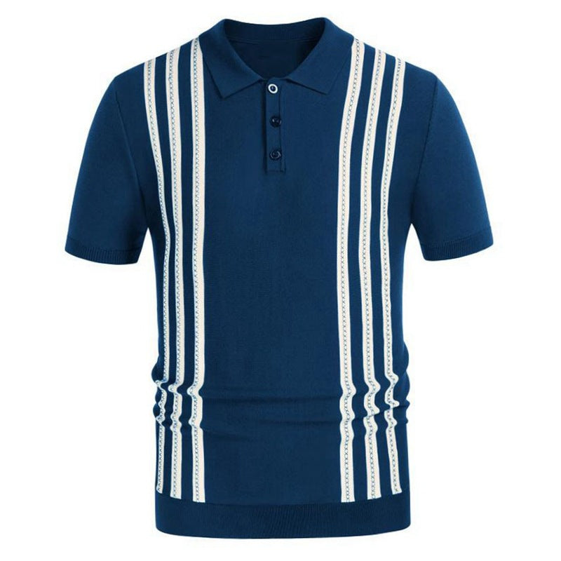 Savrani™ | Koszulka polo w paski.