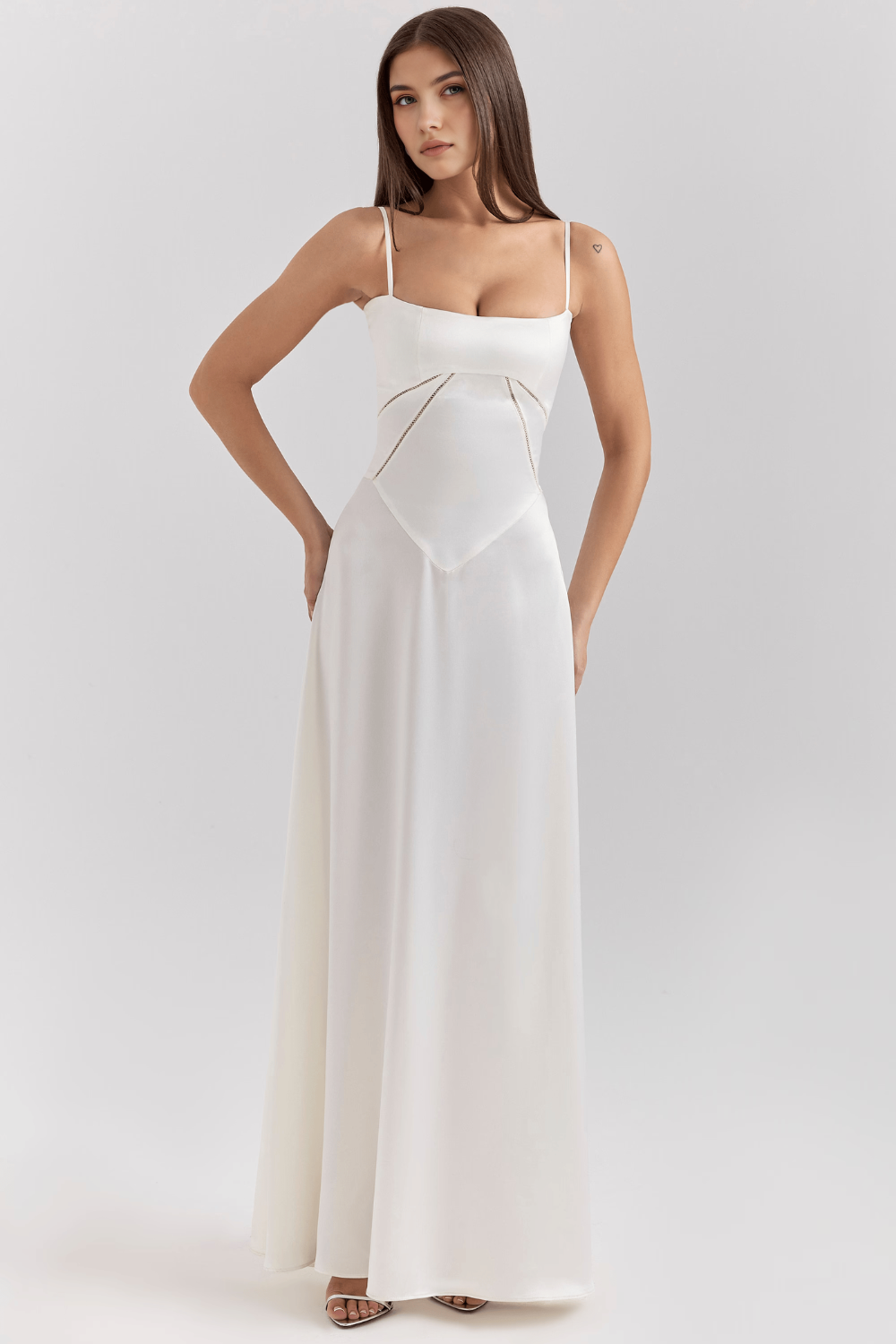 Cielo | Elegancka Długa Sukienka