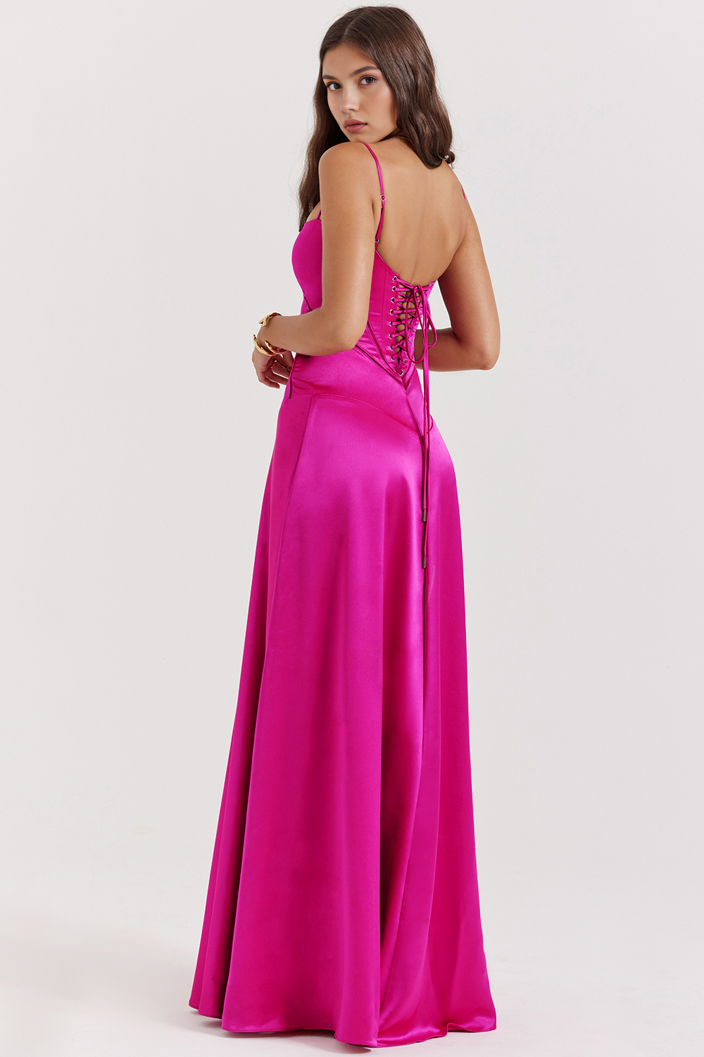 Cielo | Elegancka Długa Sukienka