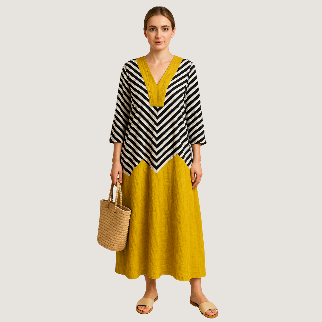 Julia™ | Elegancka Sukienka Geometryczna