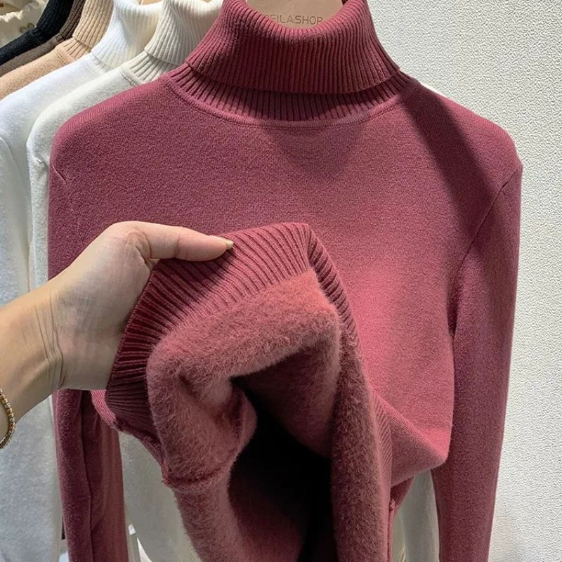 Kyra | Ciepły, Casualowy Sweter z Golfem